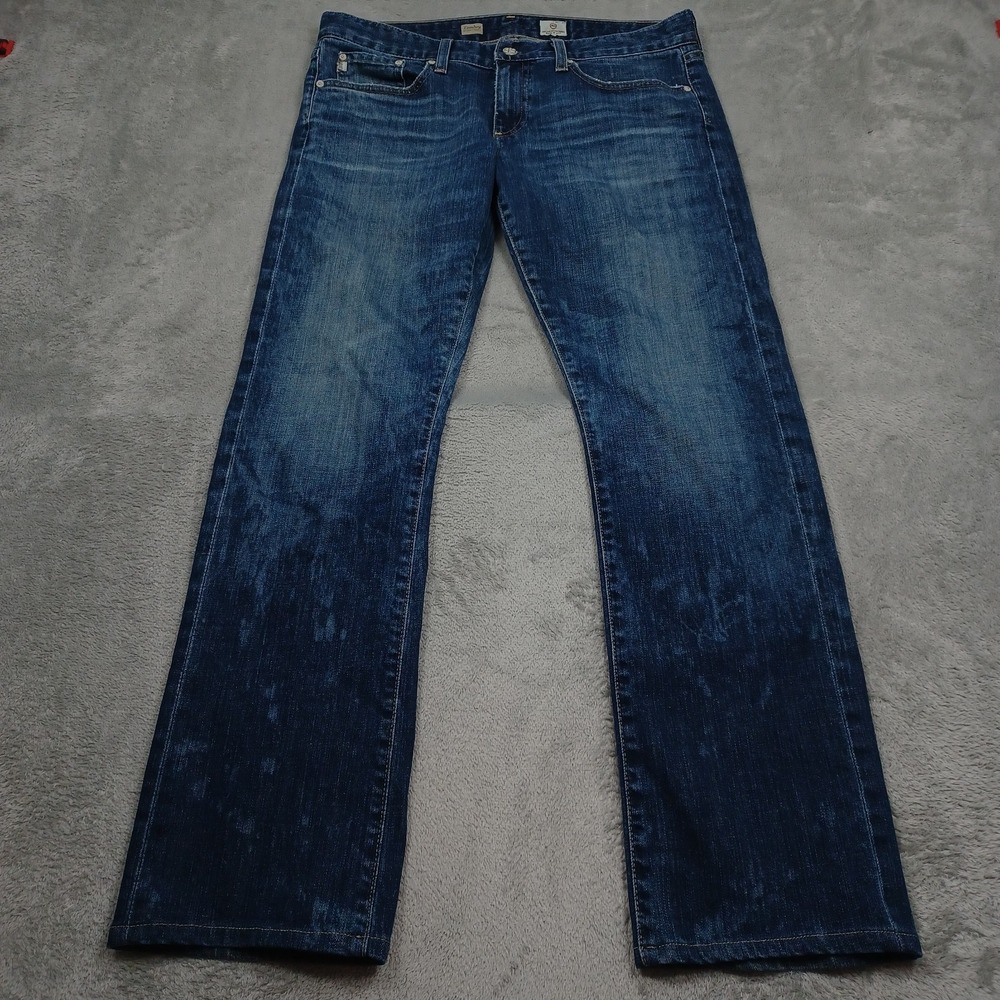 Adriano Goldschmied Jeans Mens 30 Blue Denim Tomboy Relaxed Straight Leg